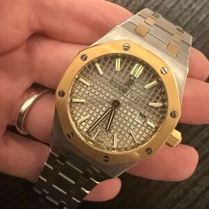 Audemars Piguet Two-Tone Silver and Gold Watch